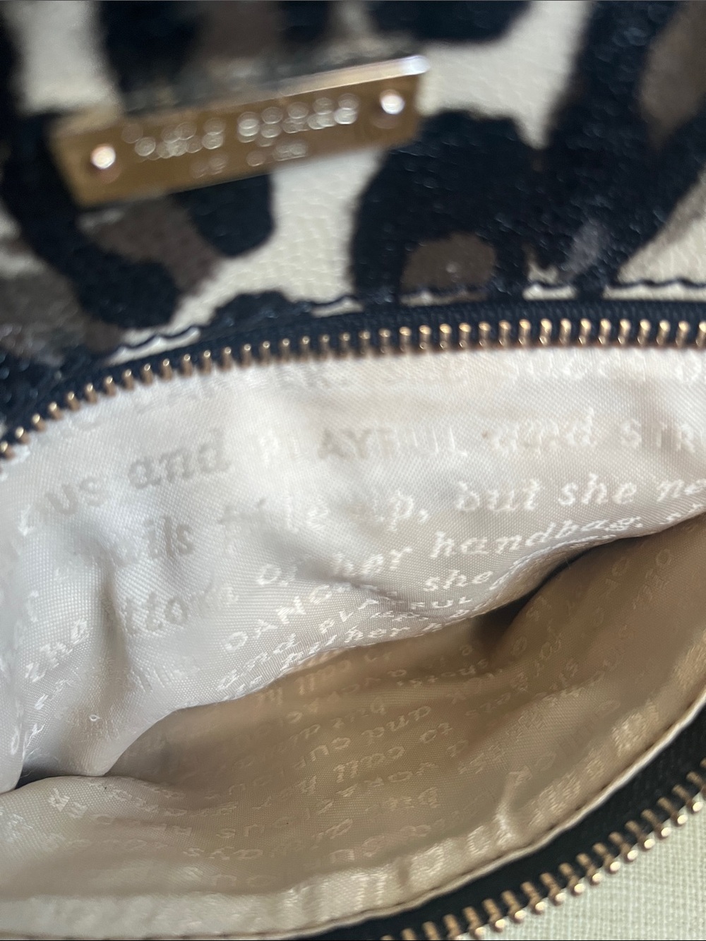 Kate Spade New York Bold Leopard-Print Crossbody Bag in Brown, Black, Cream - Picture 9 of 16